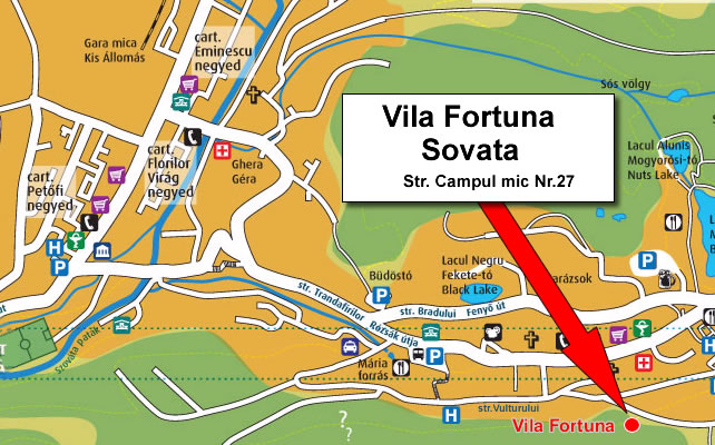 Harta Vila FortunaSovata