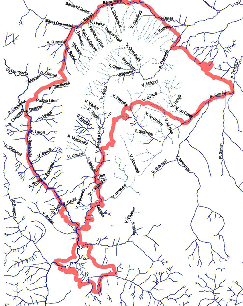 Harta Piatra Craiului - Harti 